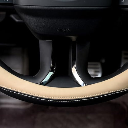 Valleycomfy Microfiber Leather Steering Wheel Covers
