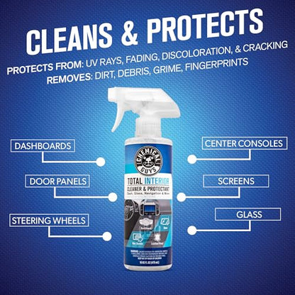 17-Piece Car Detailing Kit with Interior Cleaner, Wheel Cleaner & Wash Tools