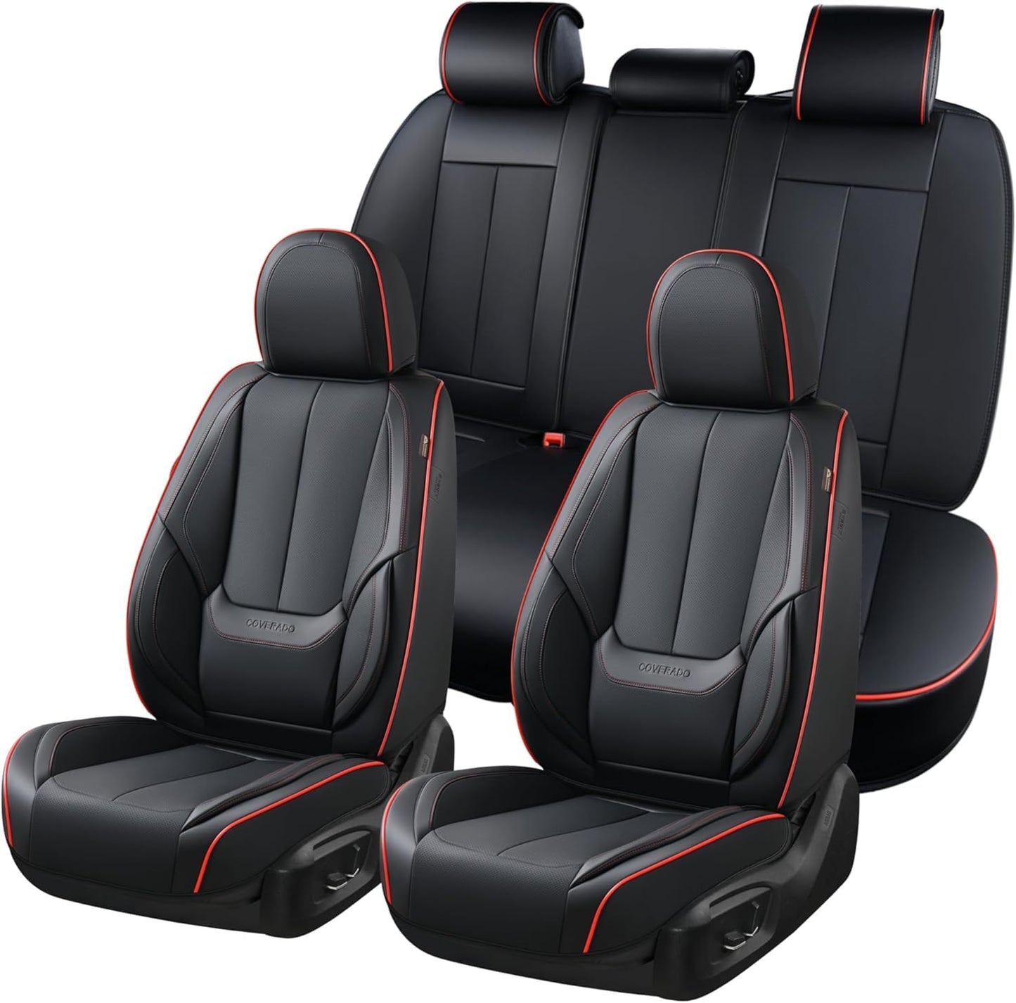Full Set Waterproof Nappa Leather Car Seat Covers (Front & Rear)