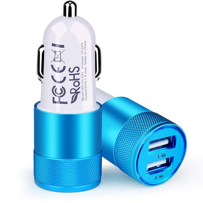 Dual USB Car Charger Adapter (Fast Charging)