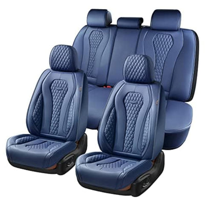 Full Set Waterproof Nappa Leather Car Seat Covers (Front & Rear)