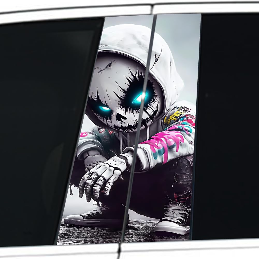 Horror Character B-Pillar Car Stickers (2 Pack)