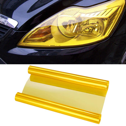 Self-Adhesive Light Tint Film Wrap for Head, Tail & Fog Lights (Universal)
