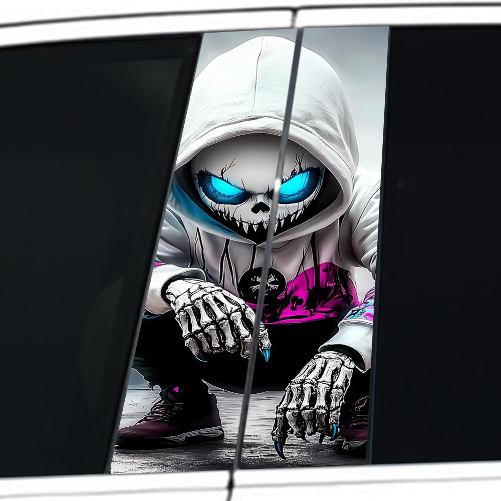 Horror Character B-Pillar Car Stickers (2 Pack)