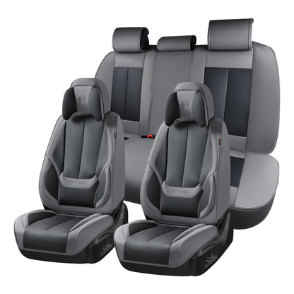 Full Set Waterproof Nappa Leather Car Seat Covers (Front & Rear)