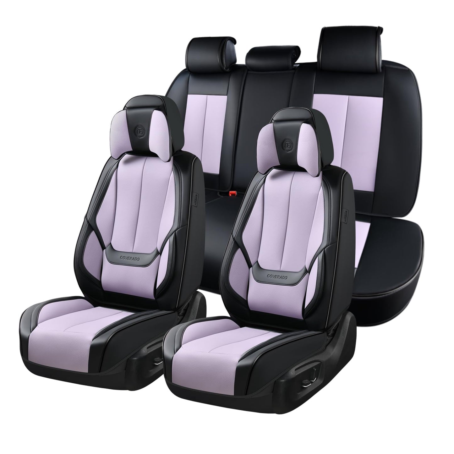 Full Set Waterproof Nappa Leather Car Seat Covers (Front & Rear)