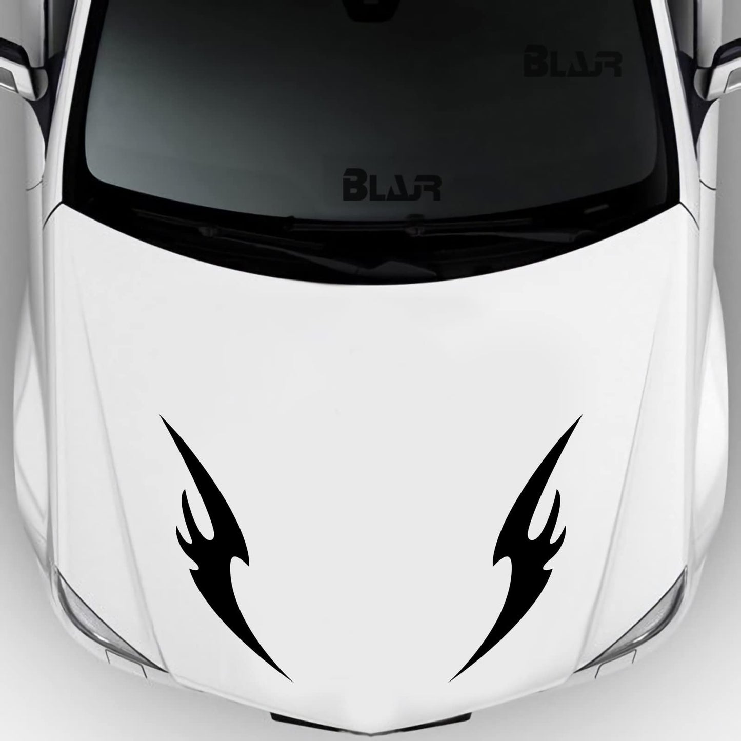Racing Stripe Car Vinyl Decal Set for Door, Hood & Side Panels (Waterproof)