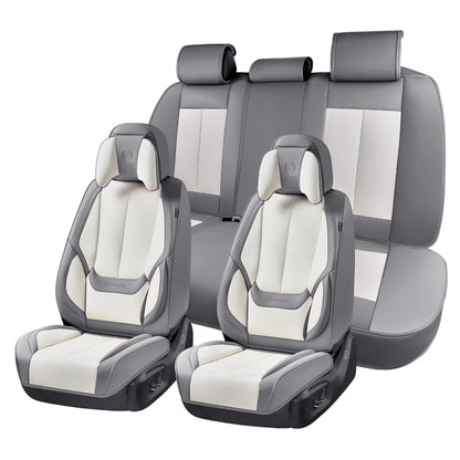 Full Set Waterproof Nappa Leather Car Seat Covers (Front & Rear)