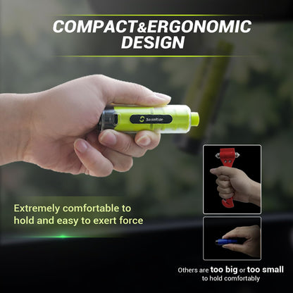 2-in-1 Car Escape Tool with Window Breaker, Seatbelt Cutter & Flashlight (2 Pack)
