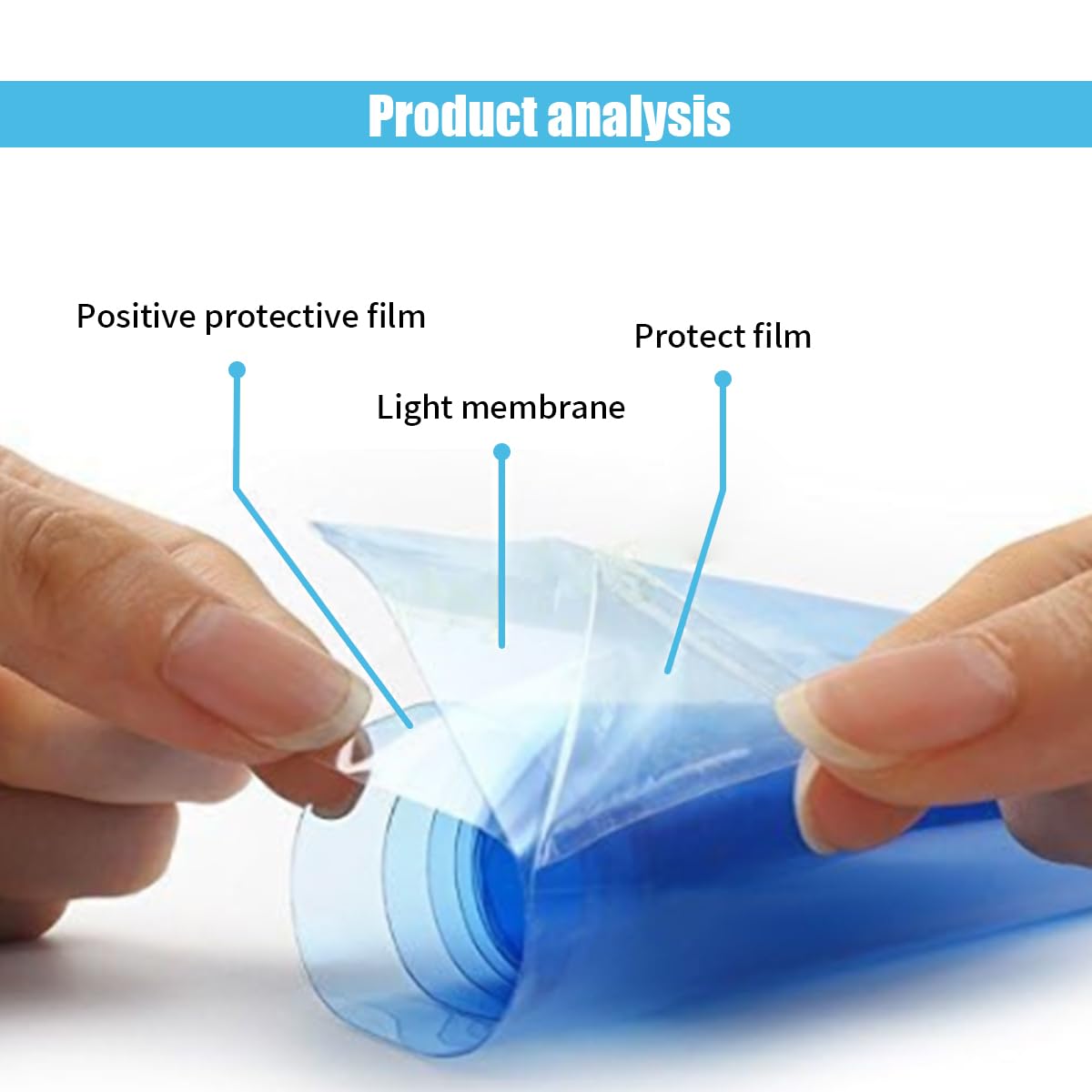 Self-Adhesive Light Tint Film Wrap for Head, Tail & Fog Lights (Universal)