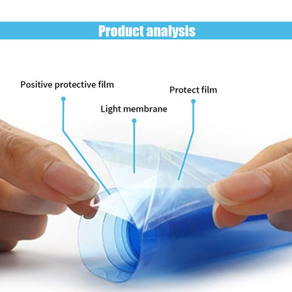 Self-Adhesive Light Tint Film Wrap for Head, Tail & Fog Lights (Universal)