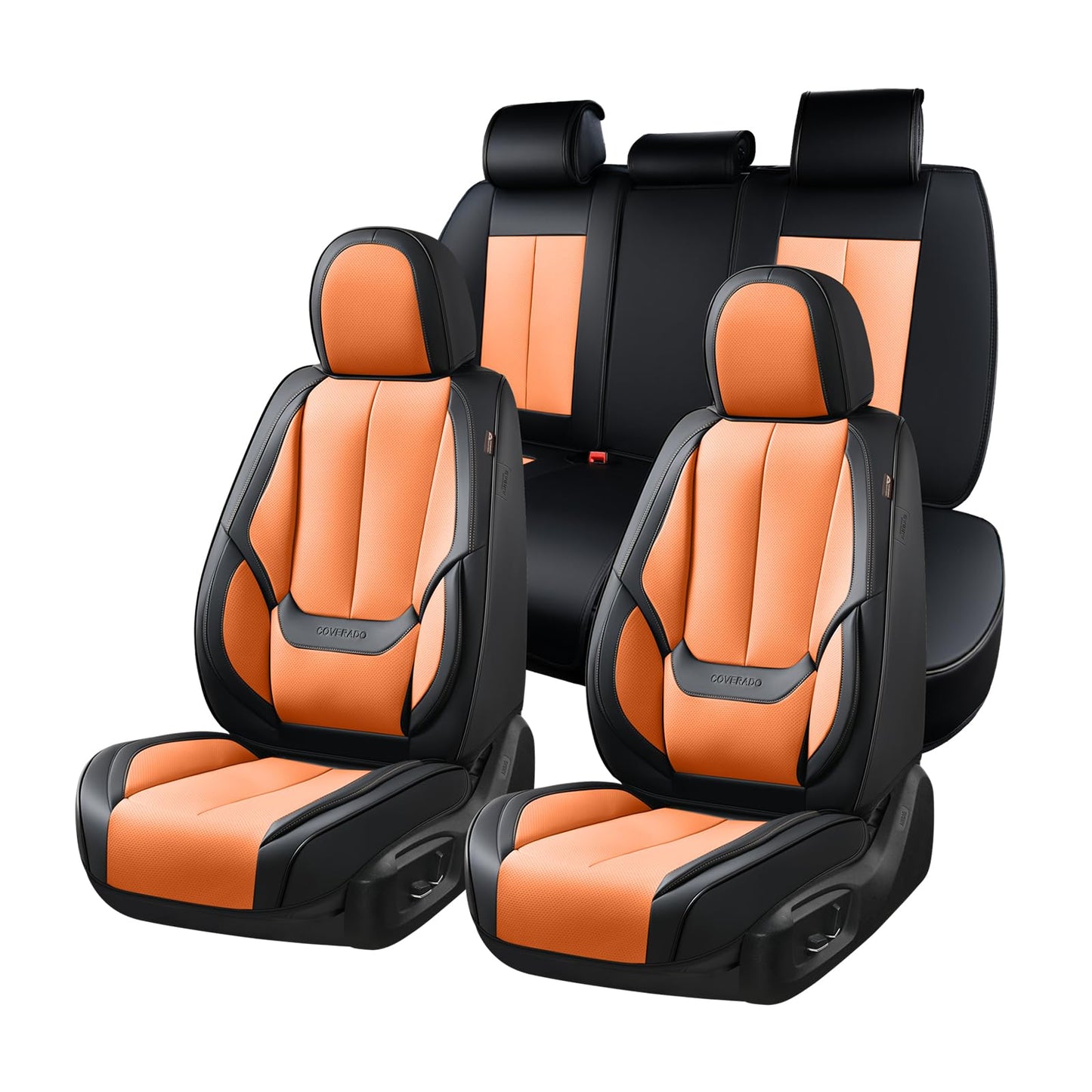 Full Set Waterproof Nappa Leather Car Seat Covers (Front & Rear)