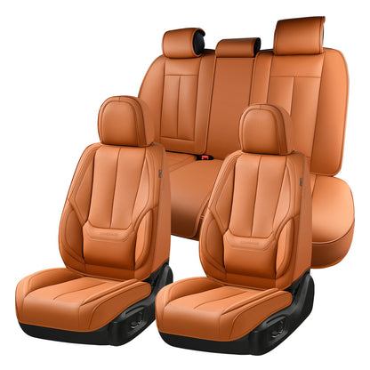 Full Set Waterproof Nappa Leather Car Seat Covers (Front & Rear)