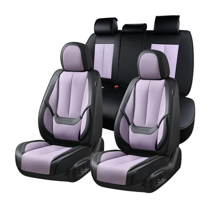 Full Set Waterproof Nappa Leather Car Seat Covers (Front & Rear)
