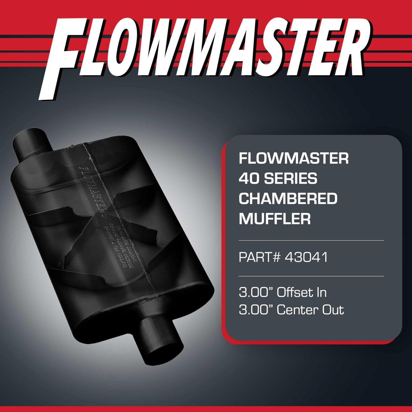 Flowmaster 40 Series Muffler - 3.0 inch