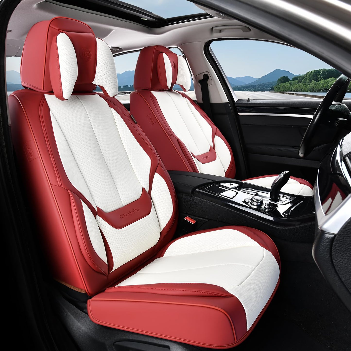 Full Set Waterproof Nappa Leather Car Seat Covers (Front & Rear)