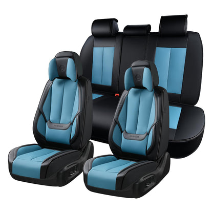 Full Set Waterproof Nappa Leather Car Seat Covers (Front & Rear)