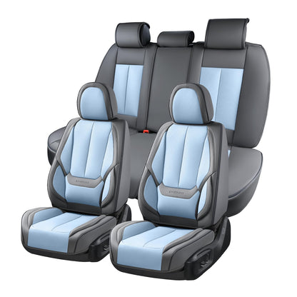 Full Set Waterproof Nappa Leather Car Seat Covers (Front & Rear)