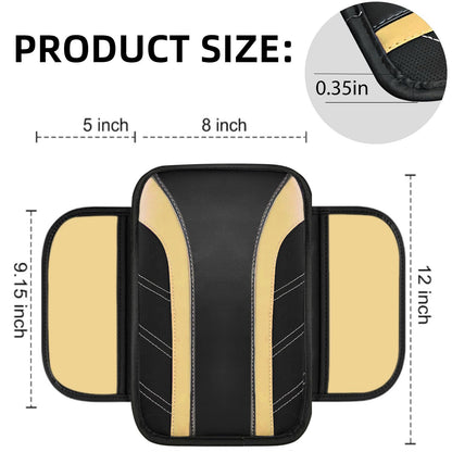 6-Piece Leather Car Interior Accessory Set (Steering Wheel Cover & More)