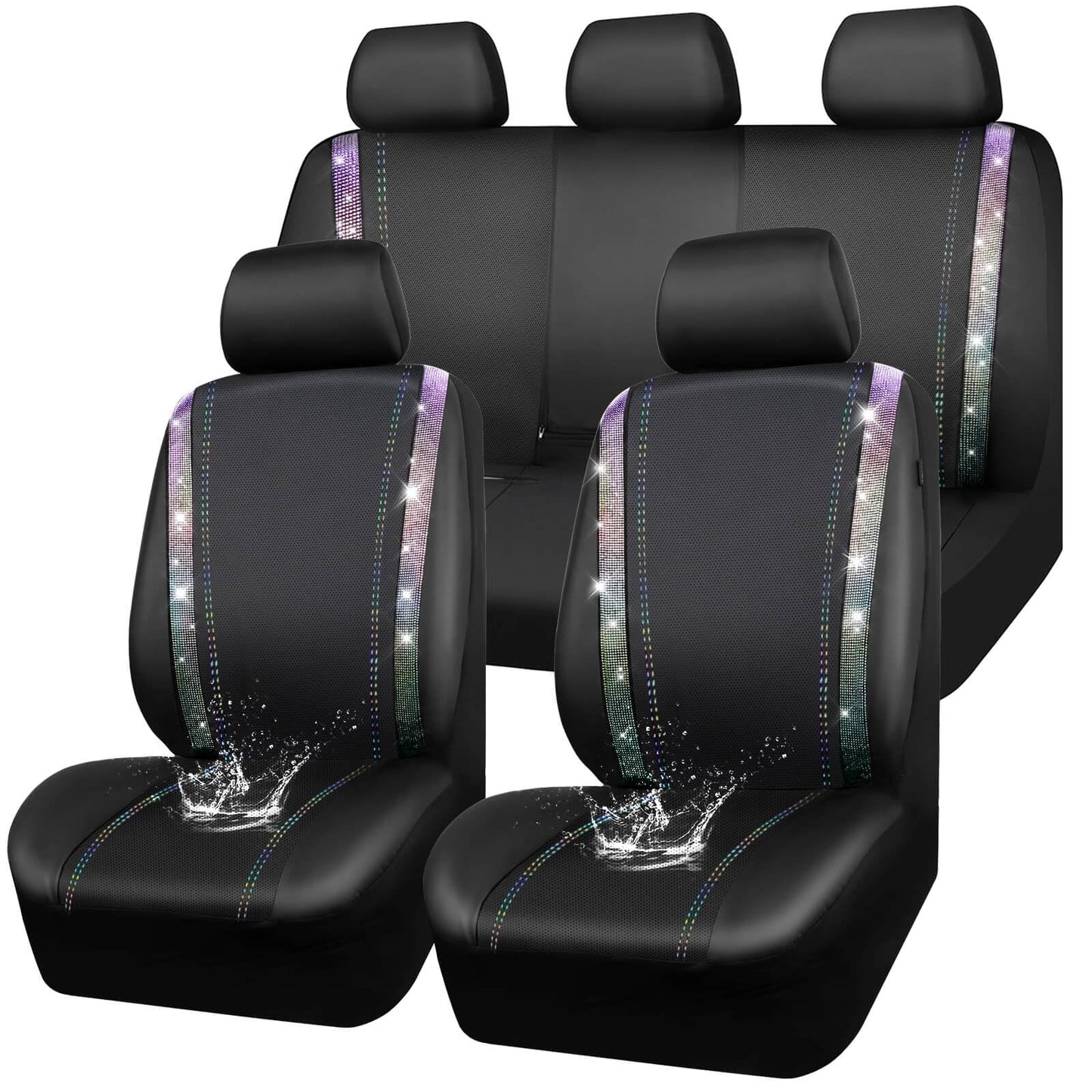 CAR PASS Bling Car Seat Covers 804