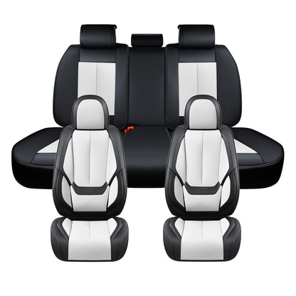 Full Set Waterproof Nappa Leather Car Seat Covers (Front & Rear)