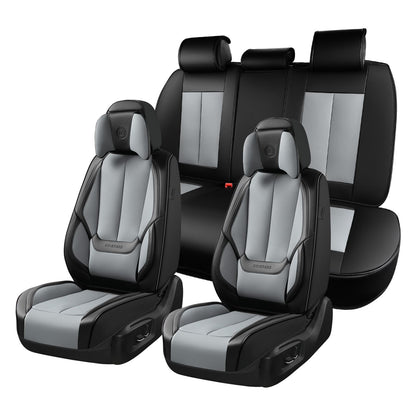 Full Set Waterproof Nappa Leather Car Seat Covers (Front & Rear)