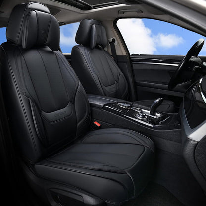 Full Set Waterproof Nappa Leather Car Seat Covers (Front & Rear)