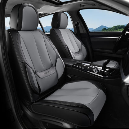 Full Set Waterproof Nappa Leather Car Seat Covers (Front & Rear)