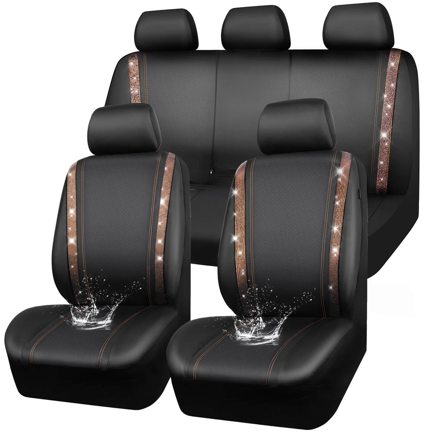 CAR PASS Bling Car Seat Covers 804