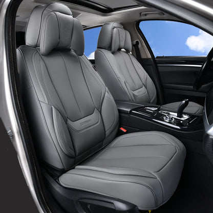Full Set Waterproof Nappa Leather Car Seat Covers (Front & Rear)