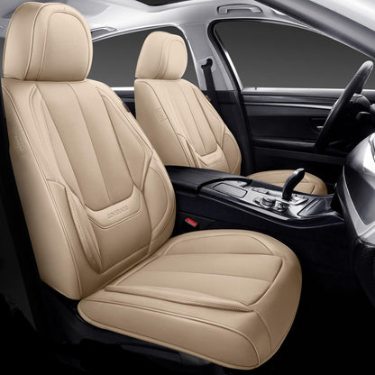 Full Set Waterproof Nappa Leather Car Seat Covers (Front & Rear)