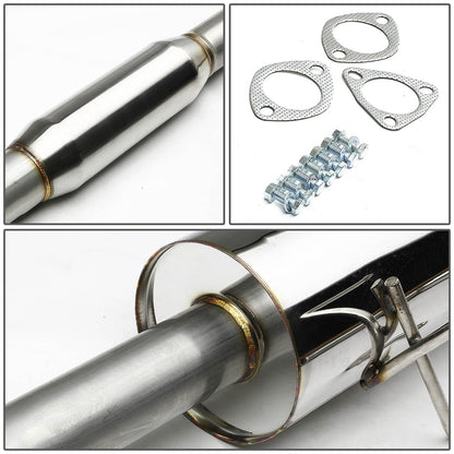 Stainless Steel Cat-Back Exhaust System for Honda Civic (1992–2000)