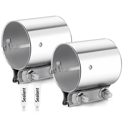 304 Stainless Steel Exhaust Band Clamp for Muffler & Catalytic Converter
