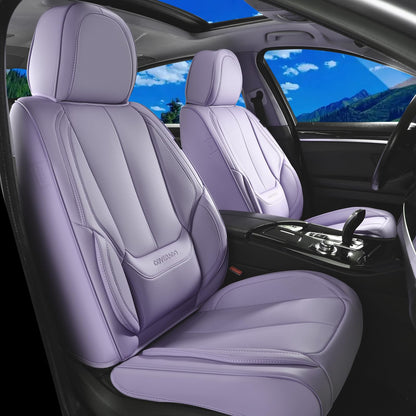 Full Set Waterproof Nappa Leather Car Seat Covers (Front & Rear)