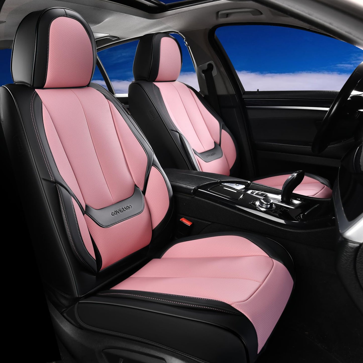 Full Set Waterproof Nappa Leather Car Seat Covers (Front & Rear)