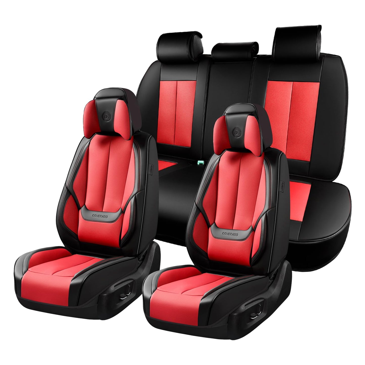 Full Set Waterproof Nappa Leather Car Seat Covers (Front & Rear)