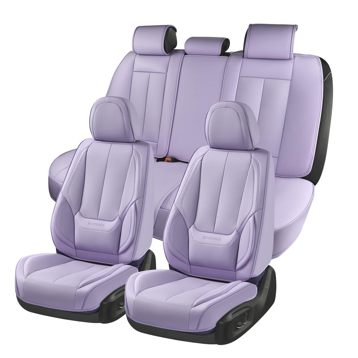 Full Set Waterproof Nappa Leather Car Seat Covers (Front & Rear)