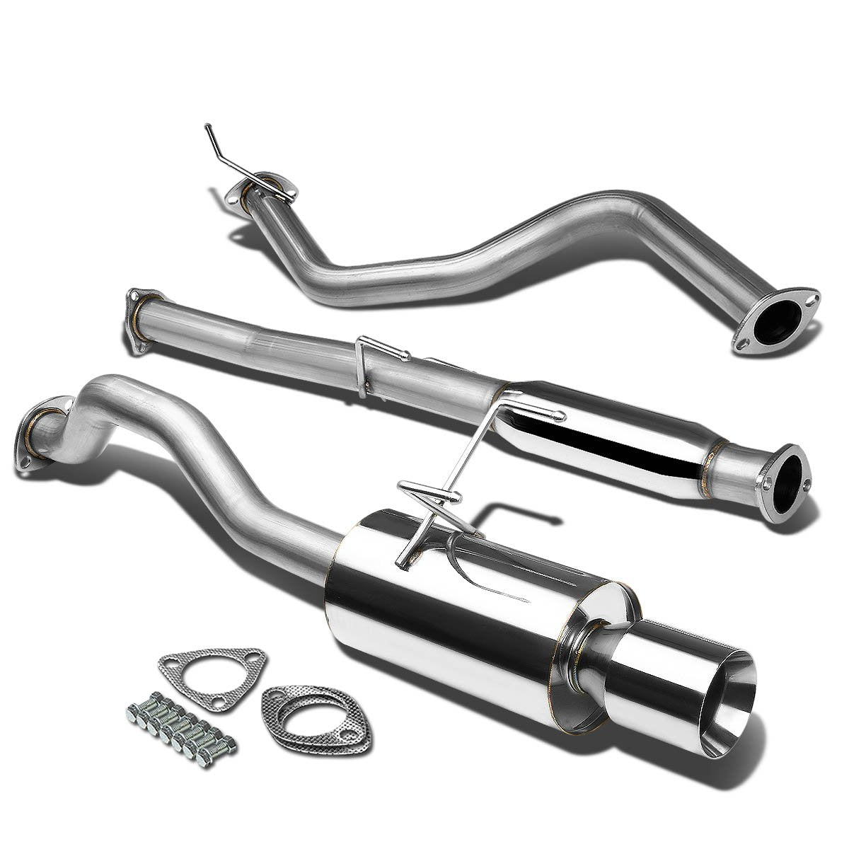Stainless Steel Cat-Back Exhaust System for Honda Civic (1992–2000)