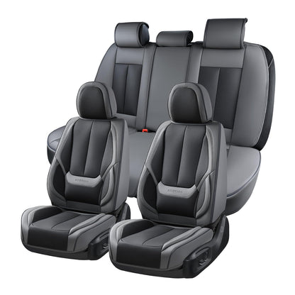 Full Set Waterproof Nappa Leather Car Seat Covers (Front & Rear)
