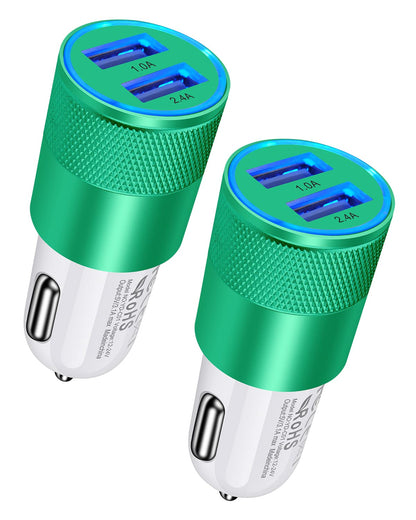 Dual USB Car Charger Adapter (Fast Charging)