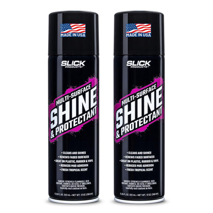 High-Gloss Shine & Protectant Spray for Vinyl, Plastic & Trim (3-Pack)