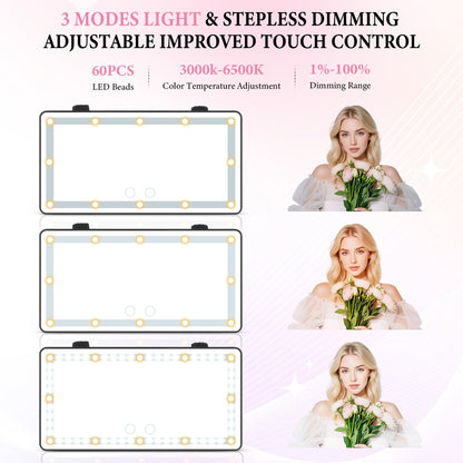 SINGARO Car Sun Visor Mirror