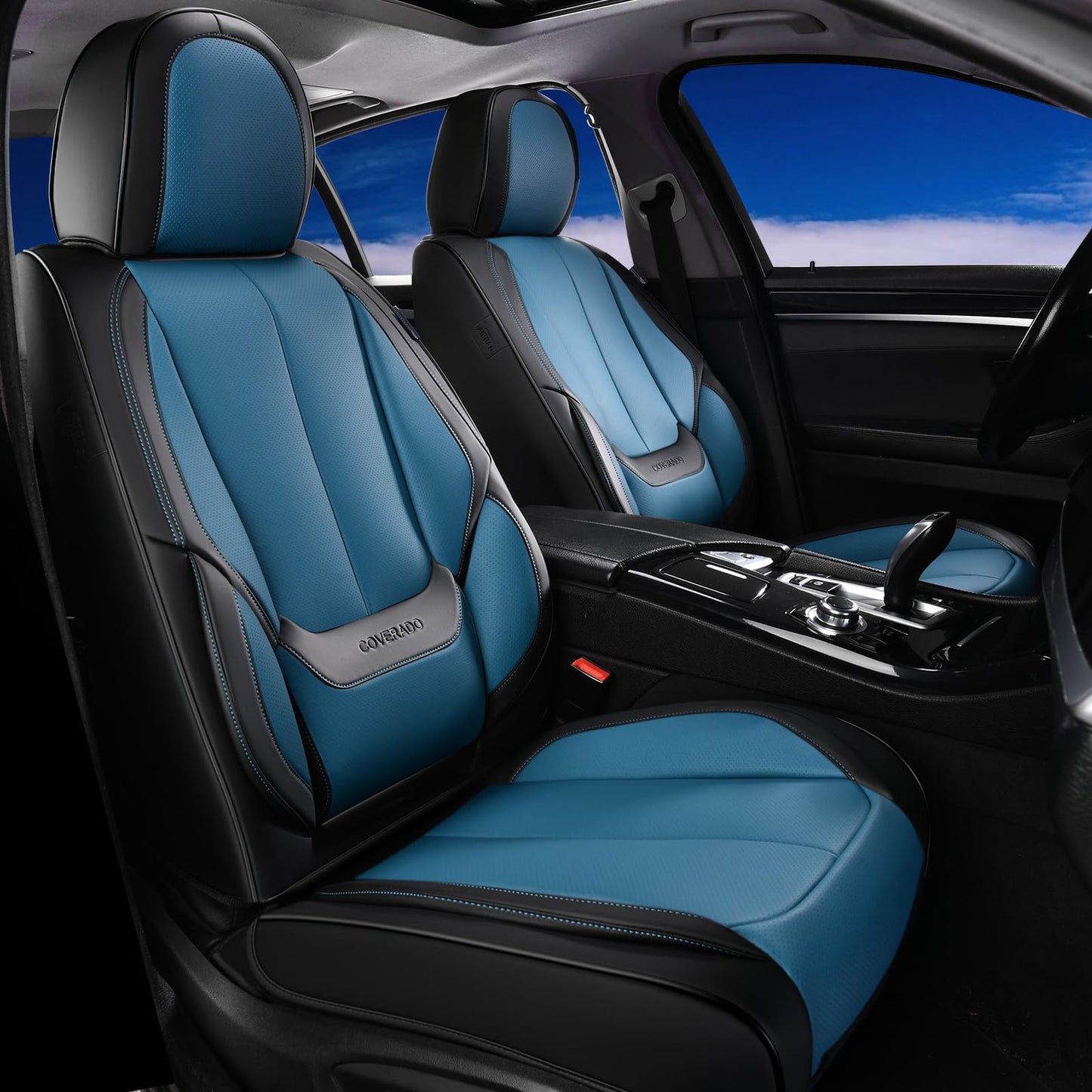 Full Set Waterproof Nappa Leather Car Seat Covers (Front & Rear)