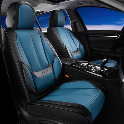 Full Set Waterproof Nappa Leather Car Seat Covers (Front & Rear)
