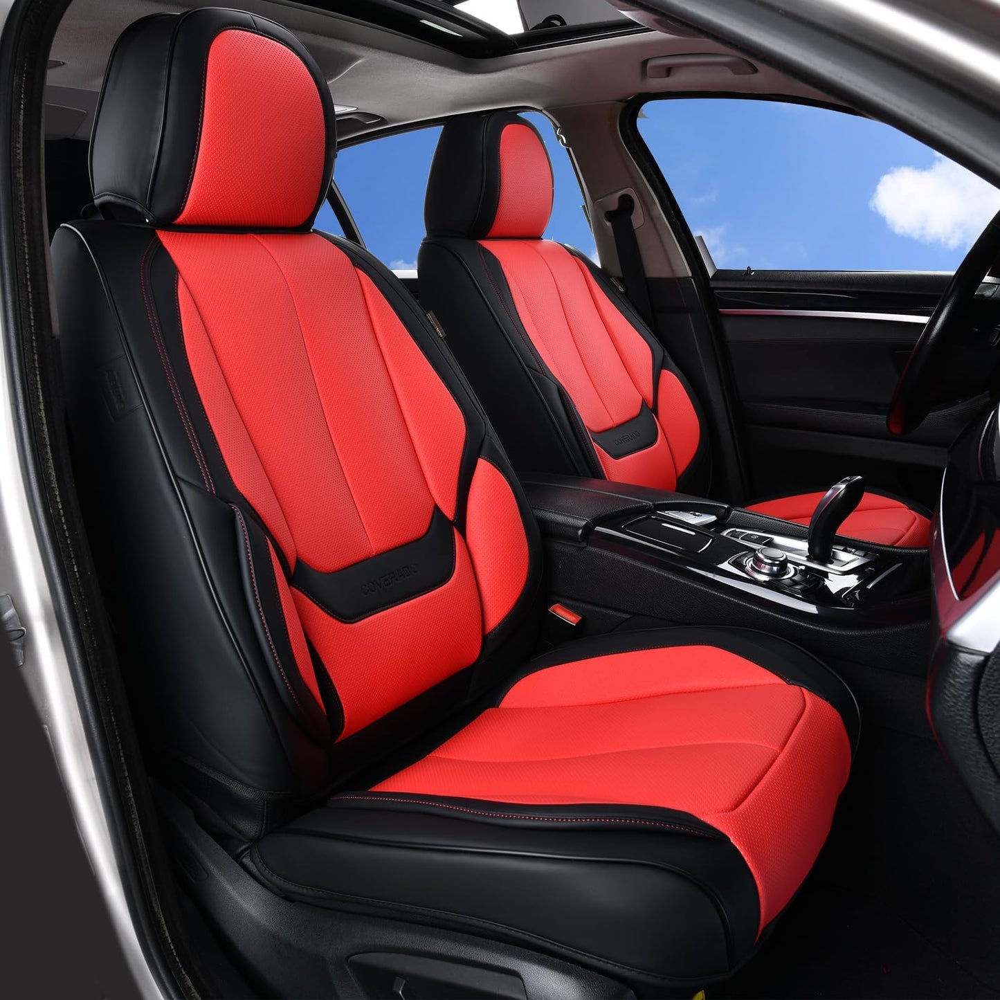 Full Set Waterproof Nappa Leather Car Seat Covers (Front & Rear)