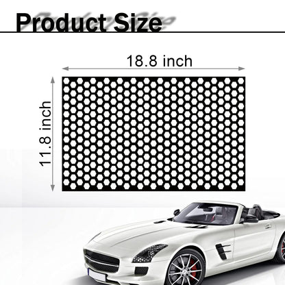 Honeycomb Tail Light Tint Film Decal (2PCS, Self-Adhesive, Universal)