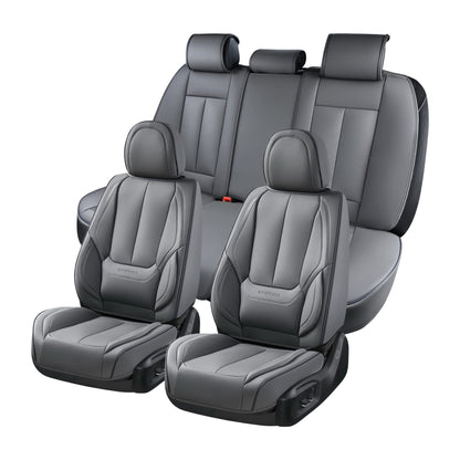 Full Set Waterproof Nappa Leather Car Seat Covers (Front & Rear)