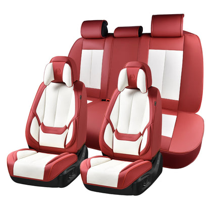 Full Set Waterproof Nappa Leather Car Seat Covers (Front & Rear)