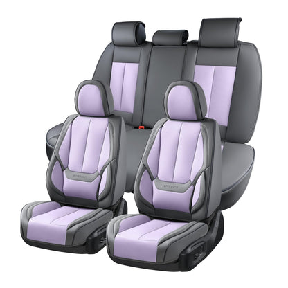 Full Set Waterproof Nappa Leather Car Seat Covers (Front & Rear)
