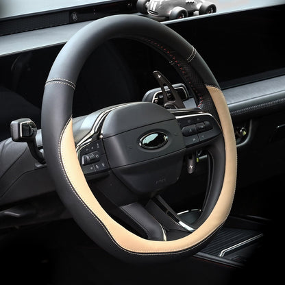 Valleycomfy Microfiber Leather Steering Wheel Covers
